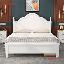 出租房实木床现代简约1.8米双人床家用卧室1.5米1.2m单人床1m床架