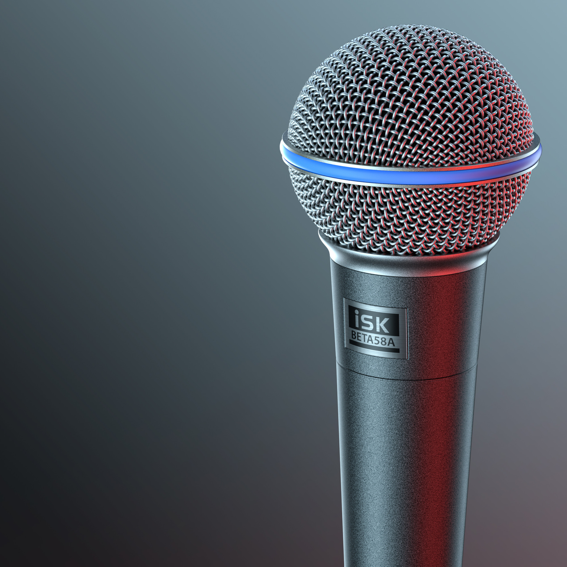 isk 舒尔shure beta58a专业无线手持话筒动圈k歌电脑有线演出