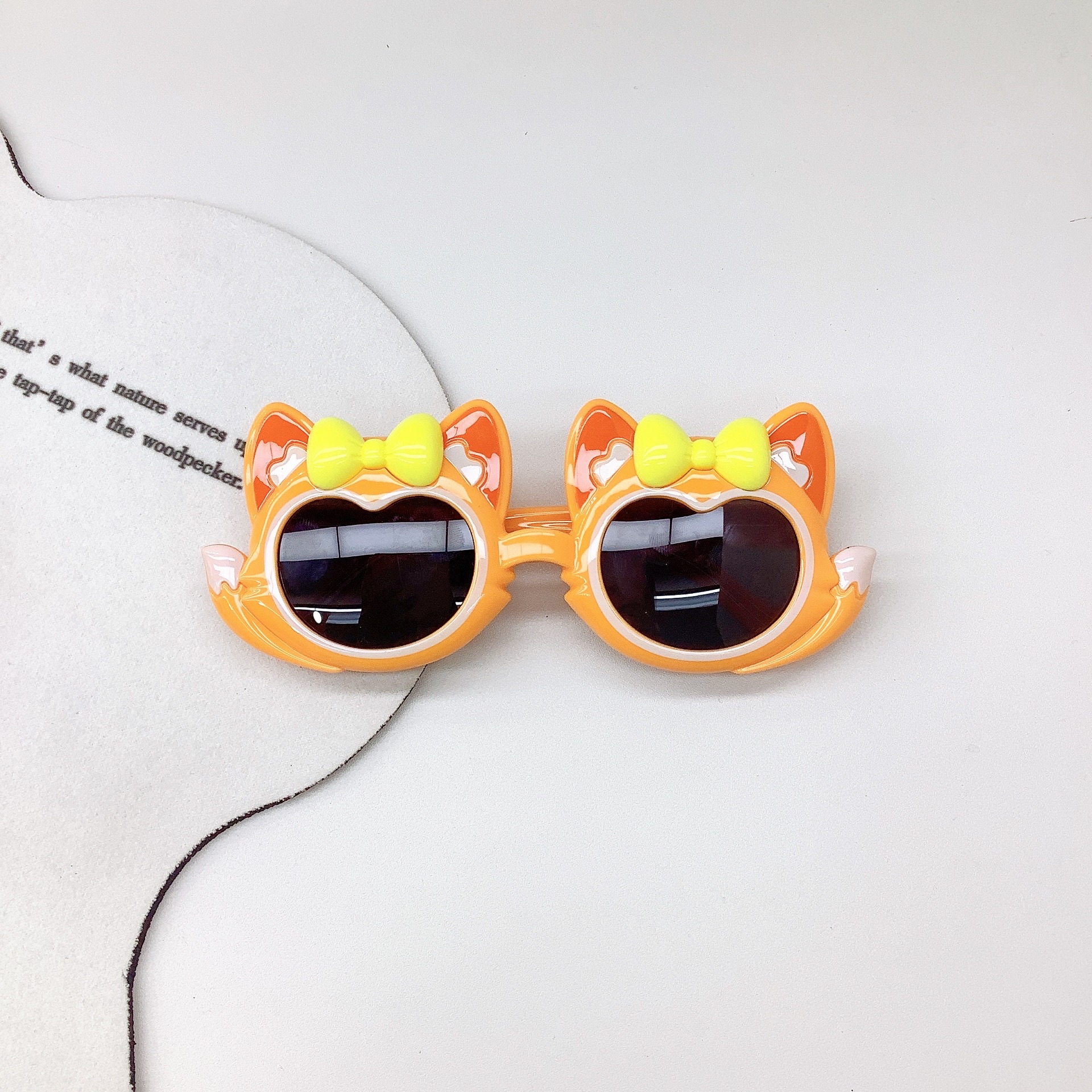Fashion Silicone Polarized Kids Sunglasses Fox Cute Girls Sunglasses UV Protection Boy Glasses Tide