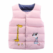 Winter Autumn Waistcoat Girls Boys Light Thin Vest Baby Coa1