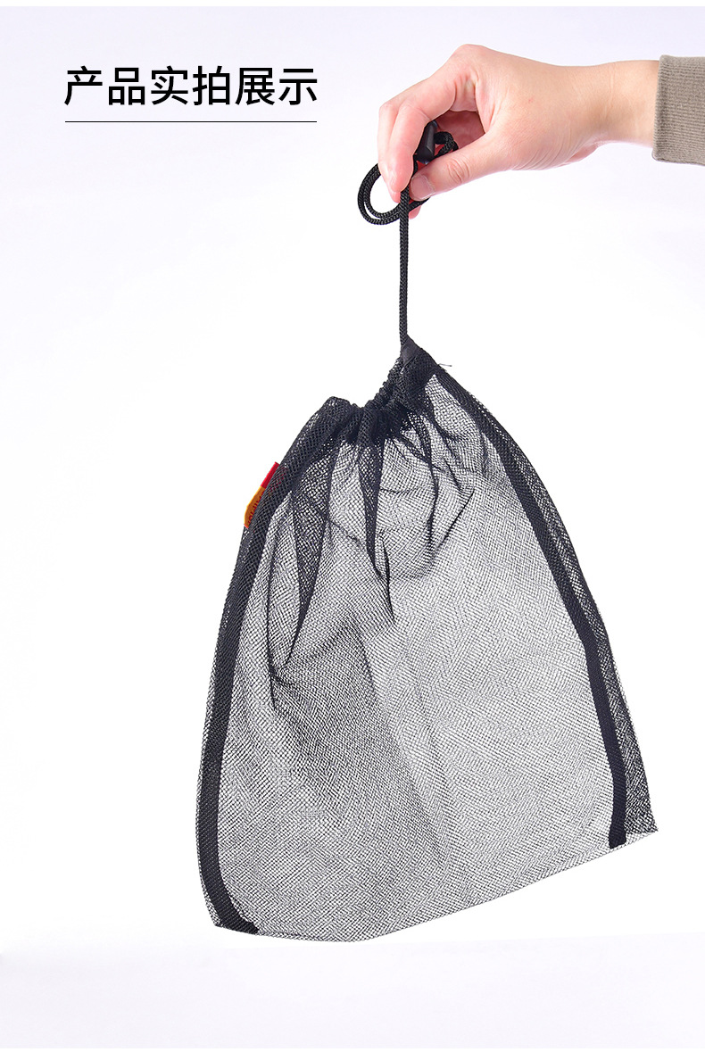 婴儿推车蚊帐收纳袋推车遮阳棚收纳袋收纳拉绳束口袋