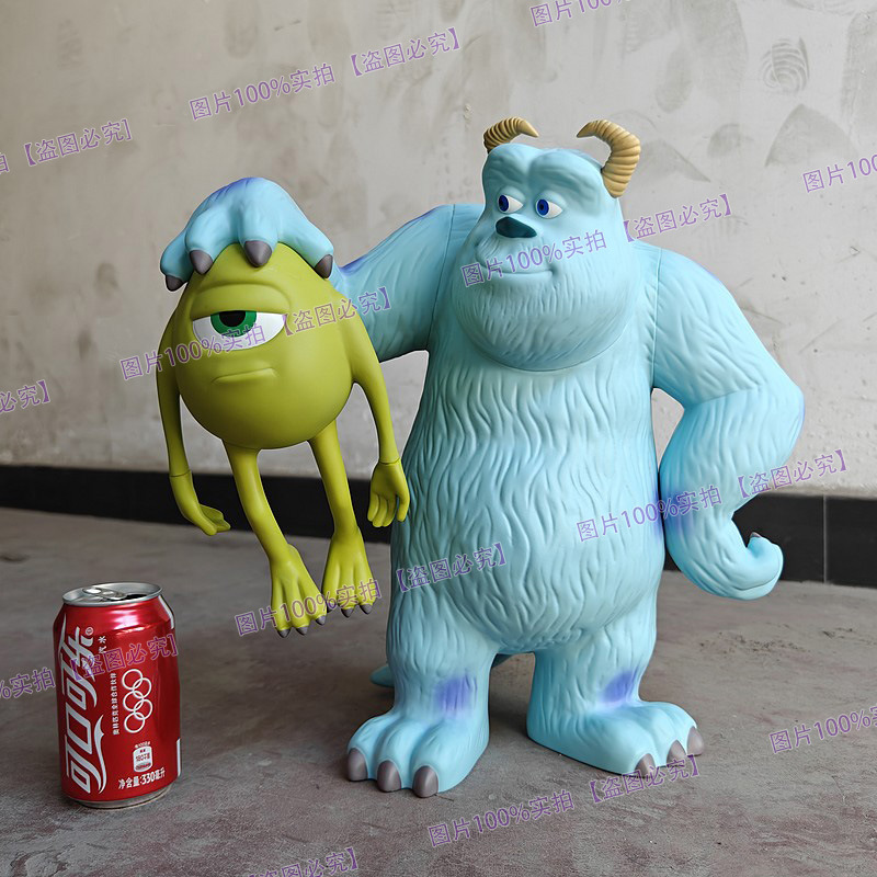 怪兽电力公司 怪兽大学 毛怪苏利文 大眼仔 巨大手办摆件网红潮玩