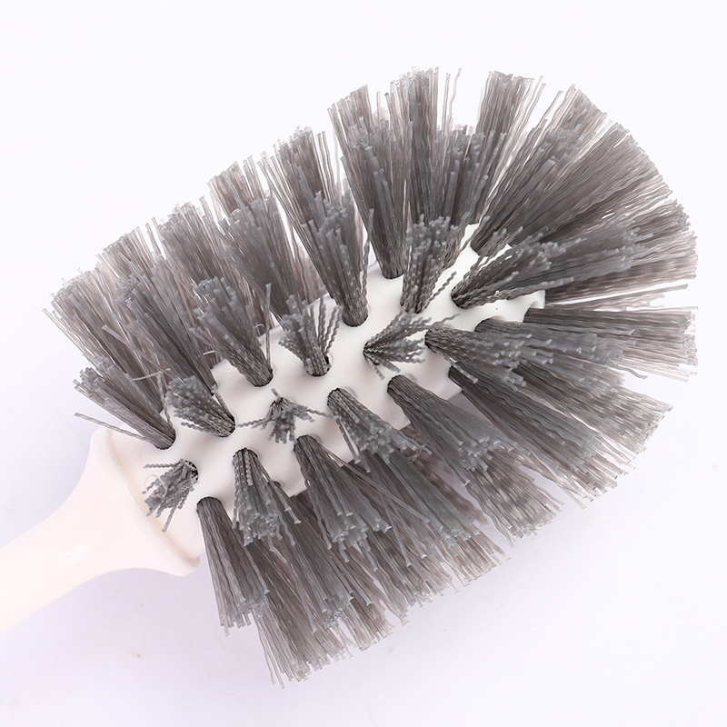 Toilet Brush Set Toilet No Dead Angle Toilet Drain Cleaning Brush Wall-Mounted Toilet Brush with Base 0678