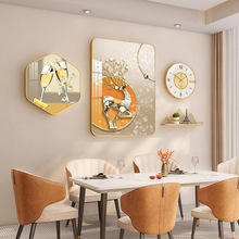 新款餐厅装饰壁画晶瓷组合酒店民宿餐桌墙面装饰画墙面挂画装饰