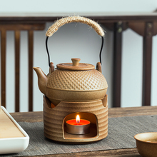 1S7E温茶炉煮茶壶养生蜡烛底座保温暖茶器提香陶瓷茶具配件茶道泡