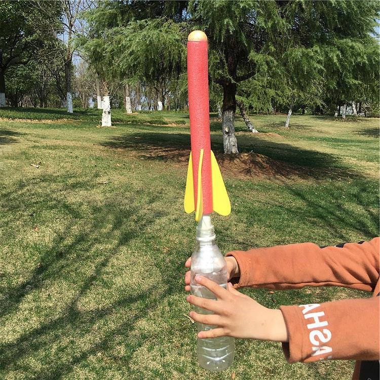 小学生科技小制作小发明空气火箭手工发明自制喷气式航模科学实验