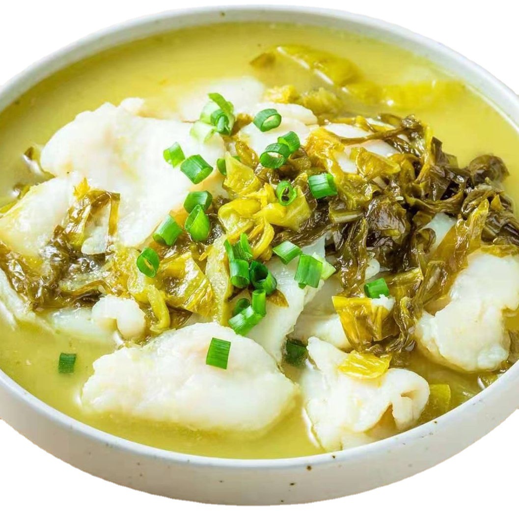 免浆巴沙鱼片无刺去冰冷冻酸菜鱼半成品火锅鱼片商用批发【9月22