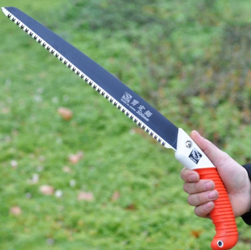 小型树枝手拉锯手锯据家用手动日本伐木锯果树神器手工手板锯修剪
