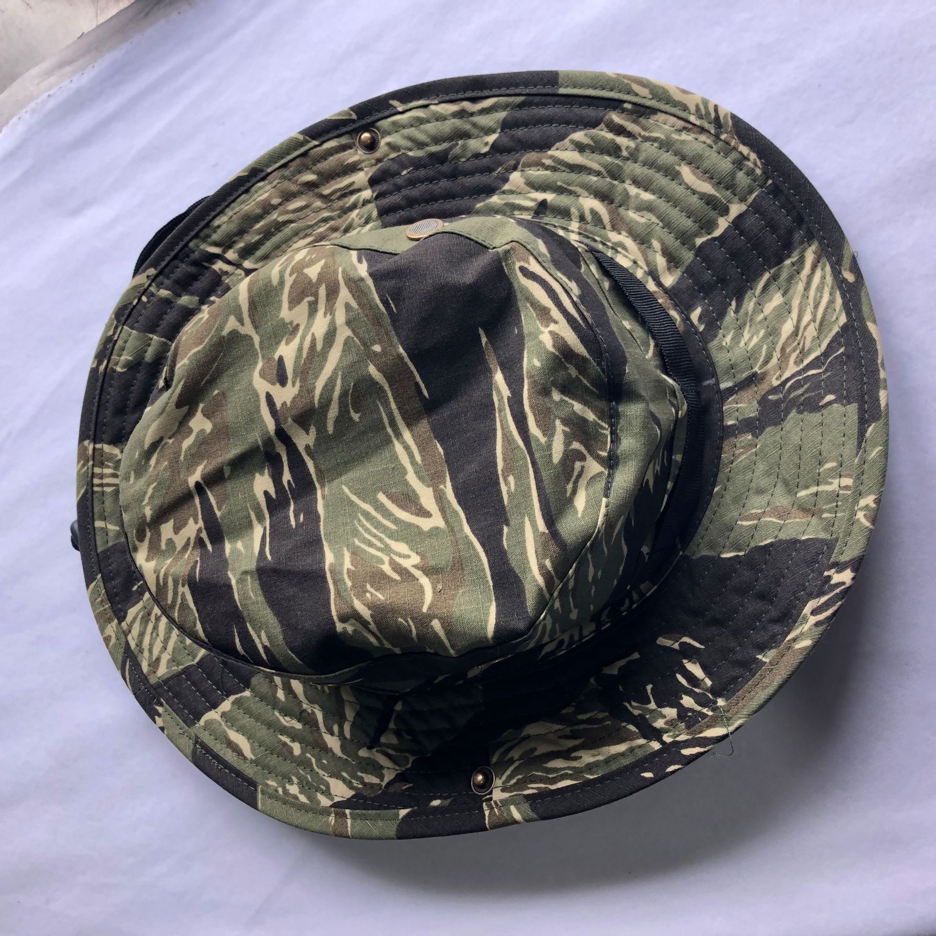 迷彩奔尼帽户外军迷战术帽户外运动遮阳迷彩渔夫帽圆边帽现货供应