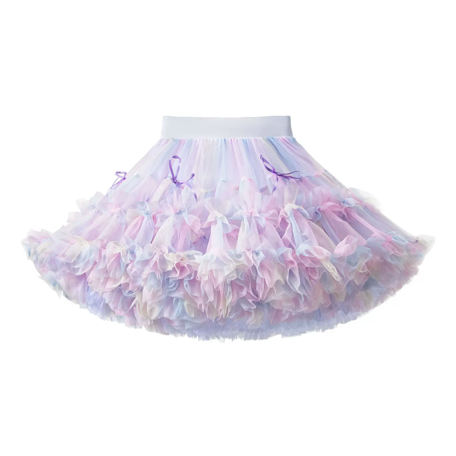 聆风服饰新款蝴蝶结tutu裙儿童蓬蓬裙女童半身裙周岁蛋糕网纱裙潮