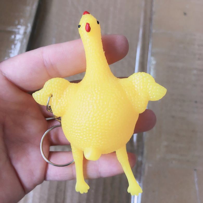 下蛋鸡 创意恶搞玩具发泄鸡下蛋鸡整蛊搞笑挤压儿童地摊货源