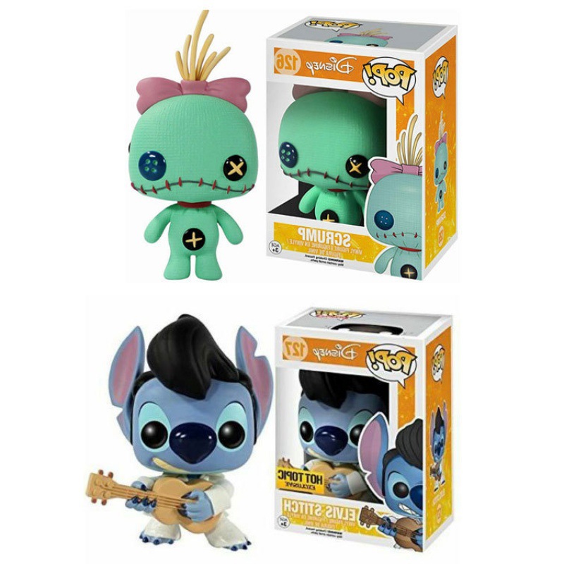 funko pop迪士尼史迪仔史迪奇星际宝贝丑娃小金scrump手办stitch