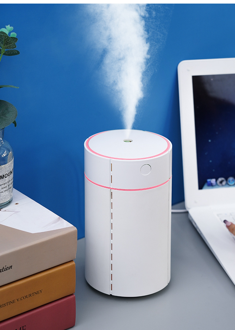 家用渐变夜灯雾化器净化补水器大容量喷雾器孕妇婴儿净化空气加湿