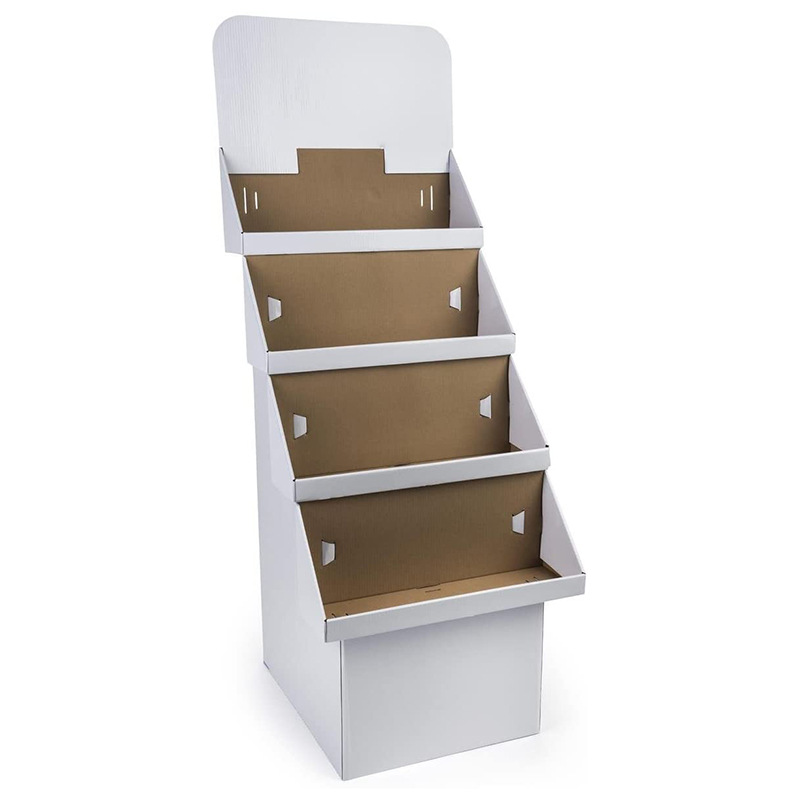 厂家直销pdq展示盒陈列架卖场促销纸堆头瓦楞纸展示架纸质展架