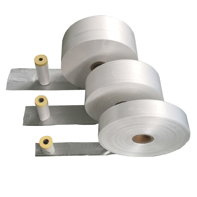 【喷漆遮蔽母卷】保护汽车喷漆遮蔽母卷塑料膜半成品家遮蔽膜母卷