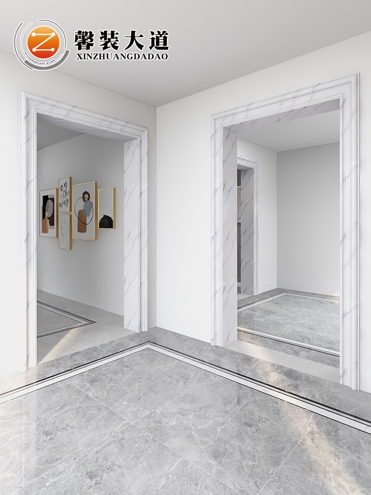 石塑门框门套包边线条瓷砖腰线客厅垭口门洞边框造型装饰8cm