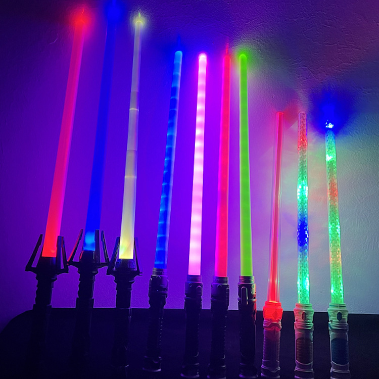 Star Wars Laser Sword Luminous Toys Light Stick Glow Stick Boy and Children's Toy Stall Wholesale Manufacturers