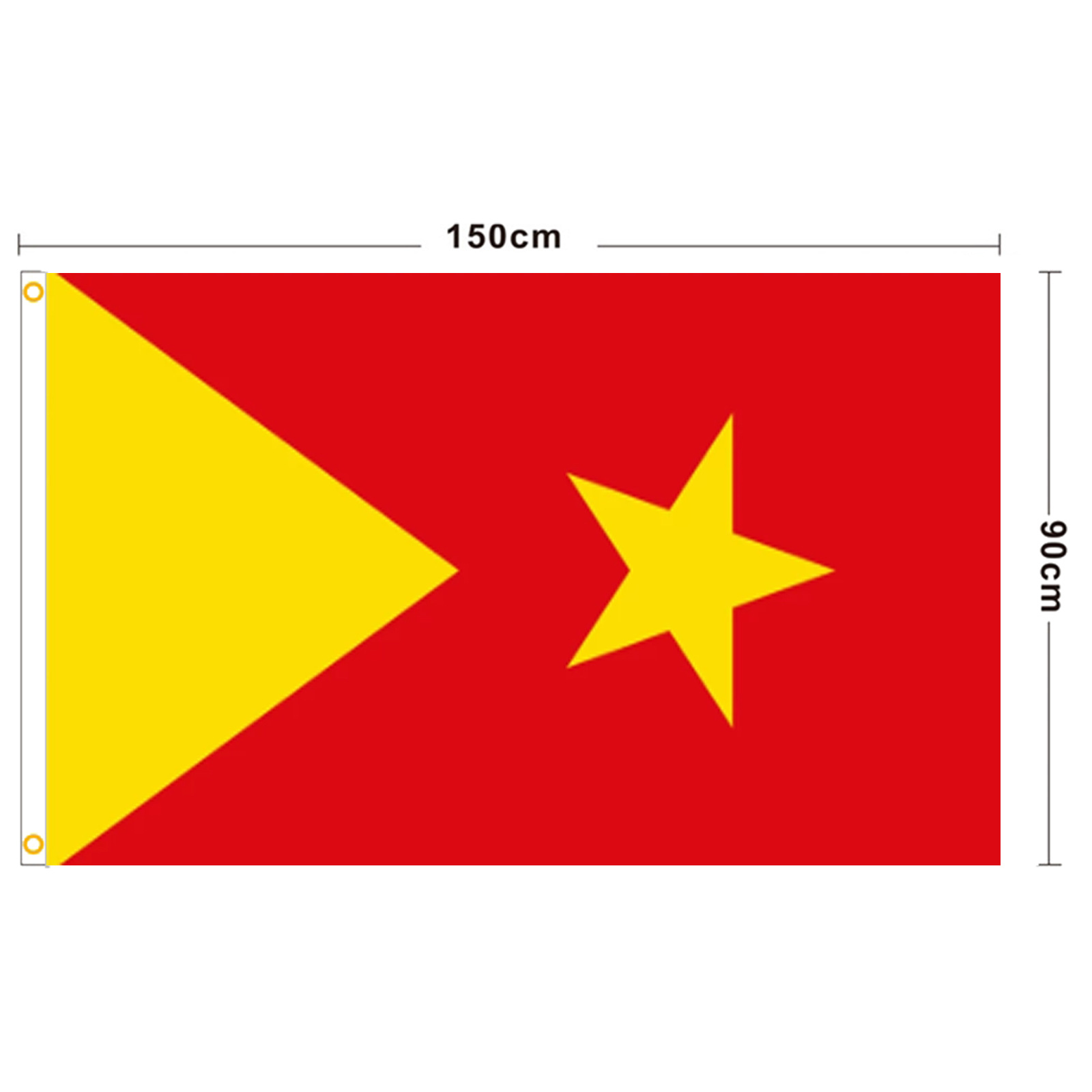 外贸旗帜tigrayflag埃塞俄比亚提格雷地区旗90150cm涤纶挂旗