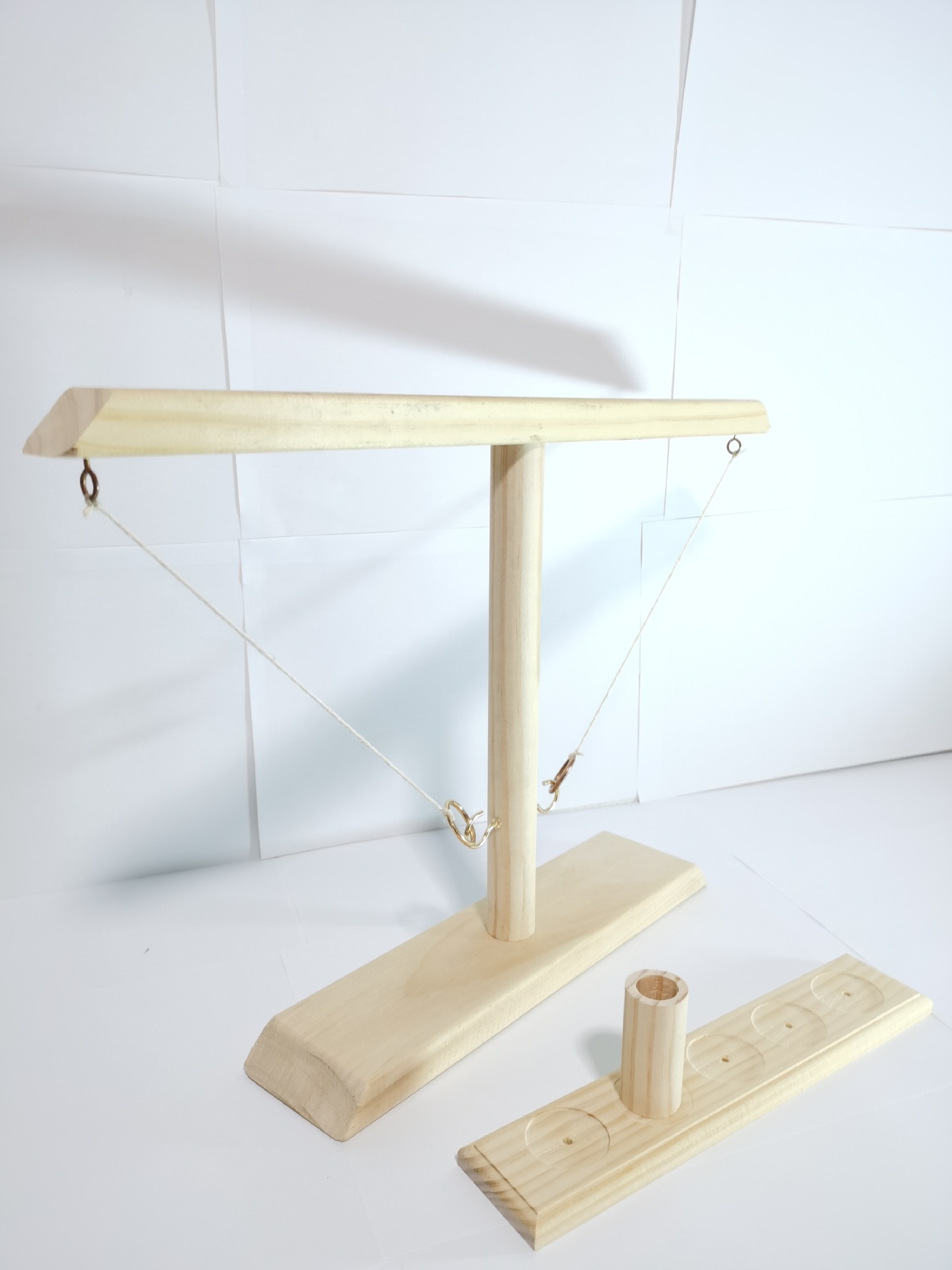 ring toss game 亚马逊木制投掷游戏 钩和射击梯射击互动游戏