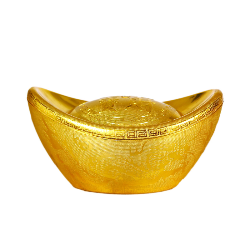 金宝摆件招财家居春节新年乔迁装饰糖果盒仿真大小宝空心塑料