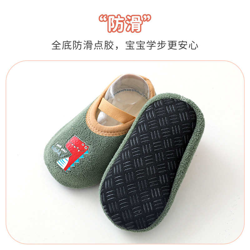 Baby Toddler Shoes 0-3 Years Old Children Non-Slip Floor Shoes Baby Spring, Autumn and Winter Ankle Sock Learn to Walk Foot Sock Wholesale