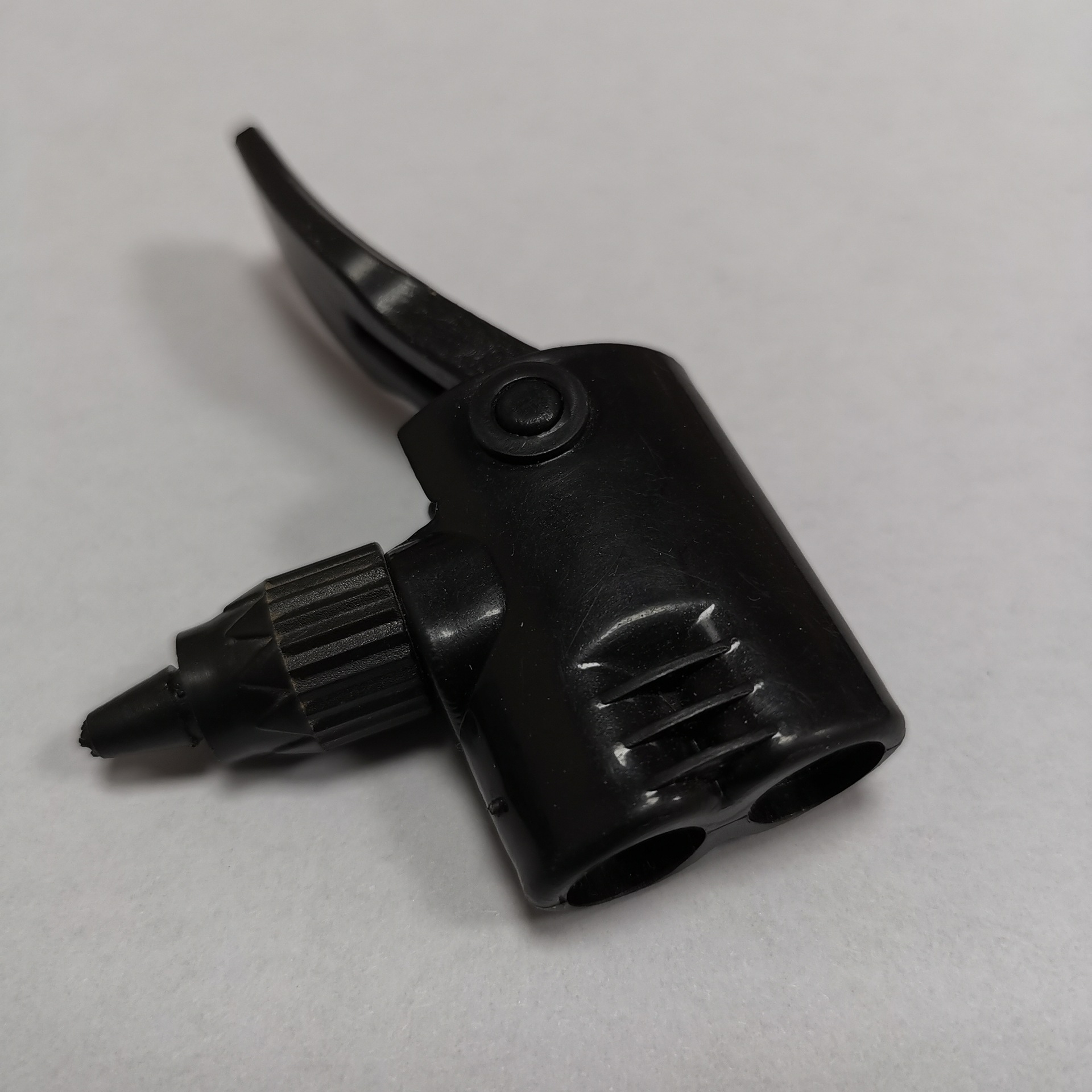 打气筒配件白色美式充气嘴 多功能英嘴美嘴法嘴气嘴通用气嘴压把