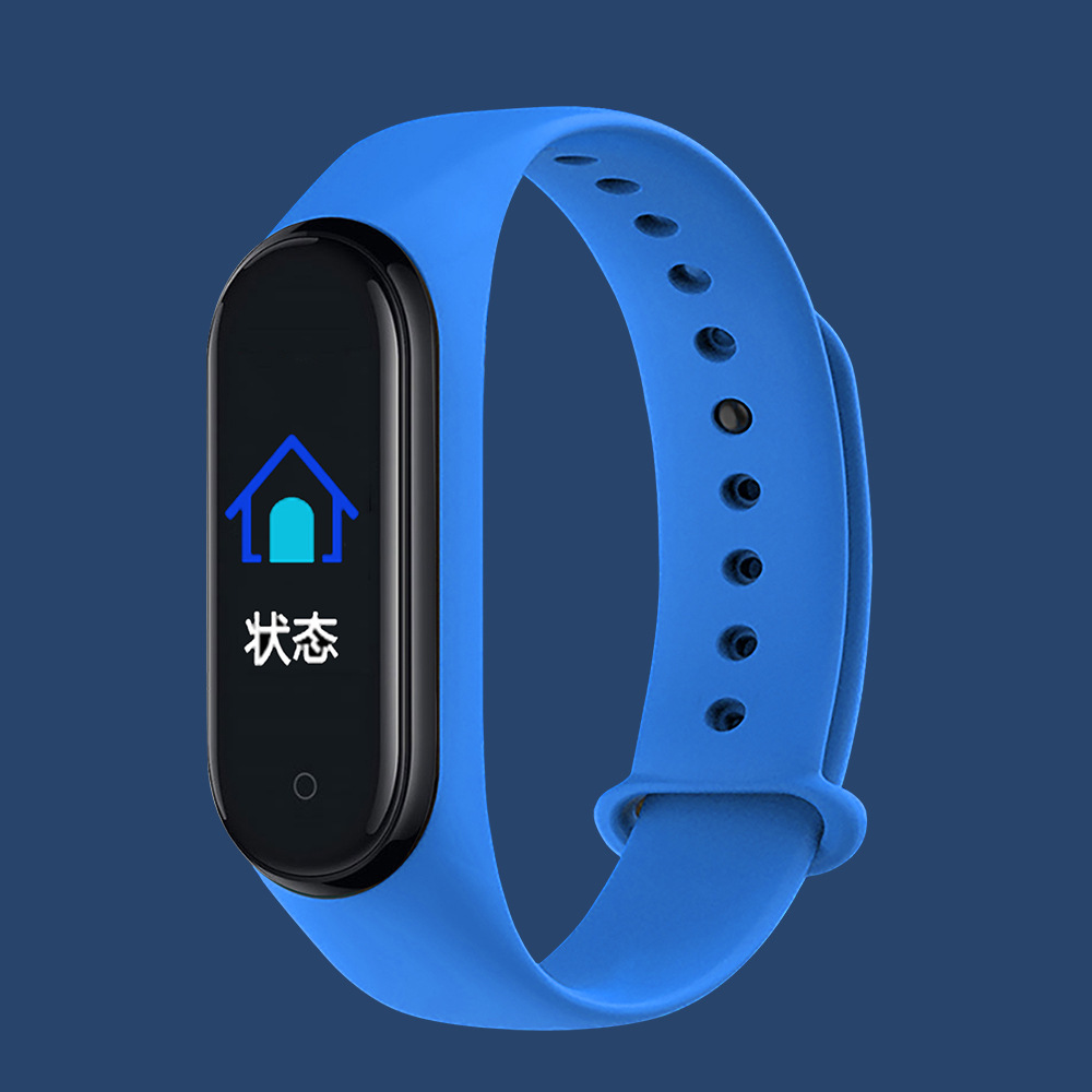 定制nfc门禁m4智能手环 心率血压计步smart watch礼品运动m4手环