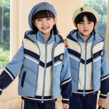 小学生校服春秋装运动服一年级班服冬季加厚三件套幼儿园园服套装