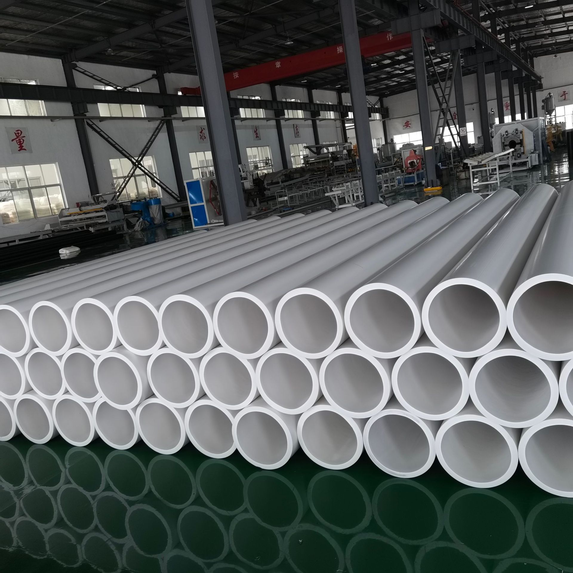 荣诚管业pp管道frpp玻纤增强聚丙烯塑料管件法兰化工塑料pp排水管