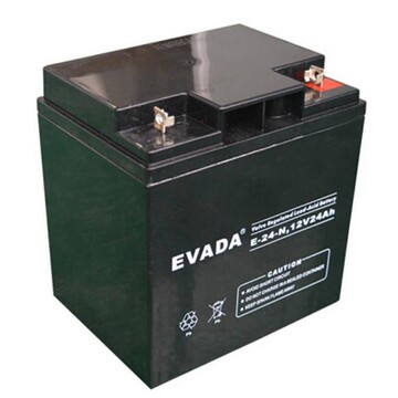 爱维达evada蓄电池12v24ah铅酸免维护消防/主机eps/ups监控直流屏