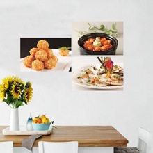 30019特色菜农家乐家常菜贴纸餐饮店饭店墙面装饰创意贴画