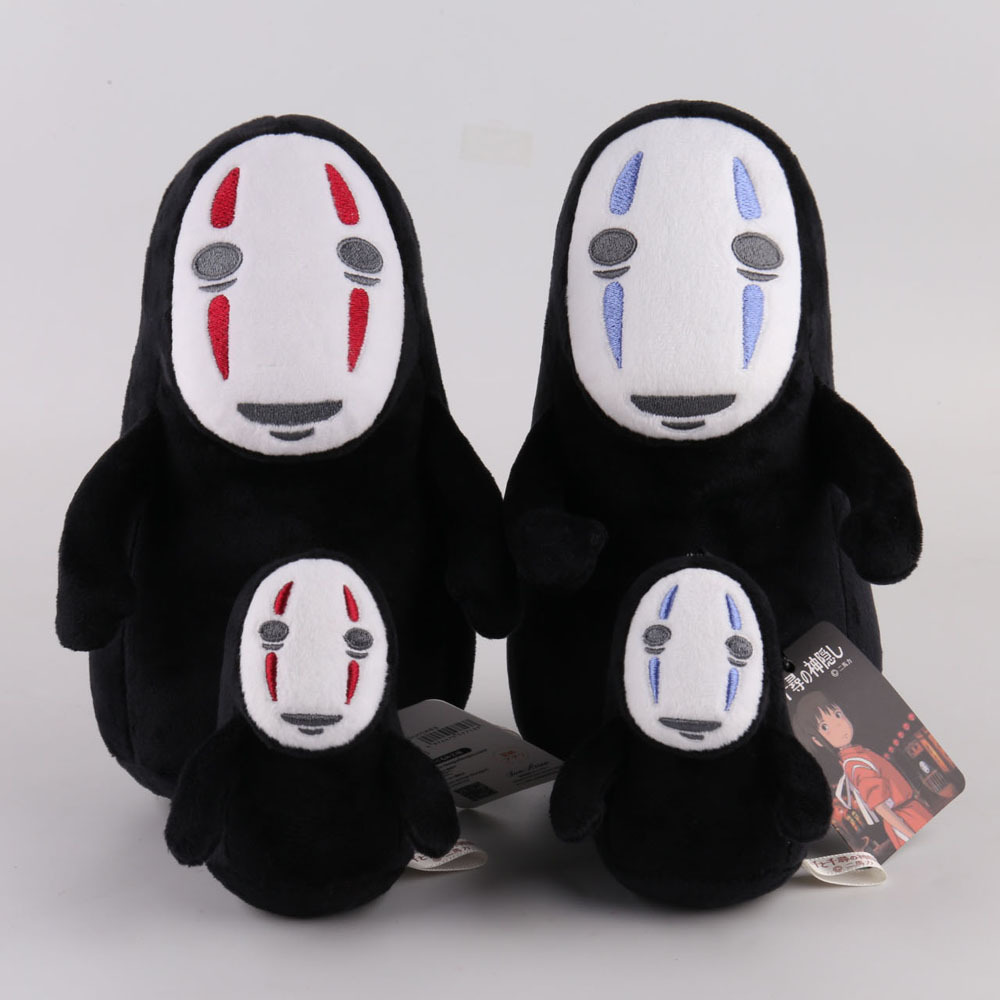 宫崎骏动漫千与千寻无脸男公仔无面男毛绒玩具玩偶包包小挂件挂饰