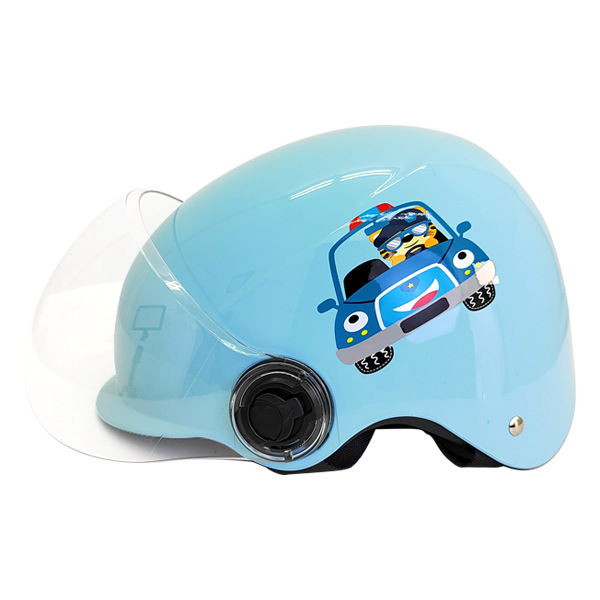 3C Certified Feiku Brand Electric Car Motorcycle Children's Cartoon Helmet Four Seasons Universal Wholesale and Retail