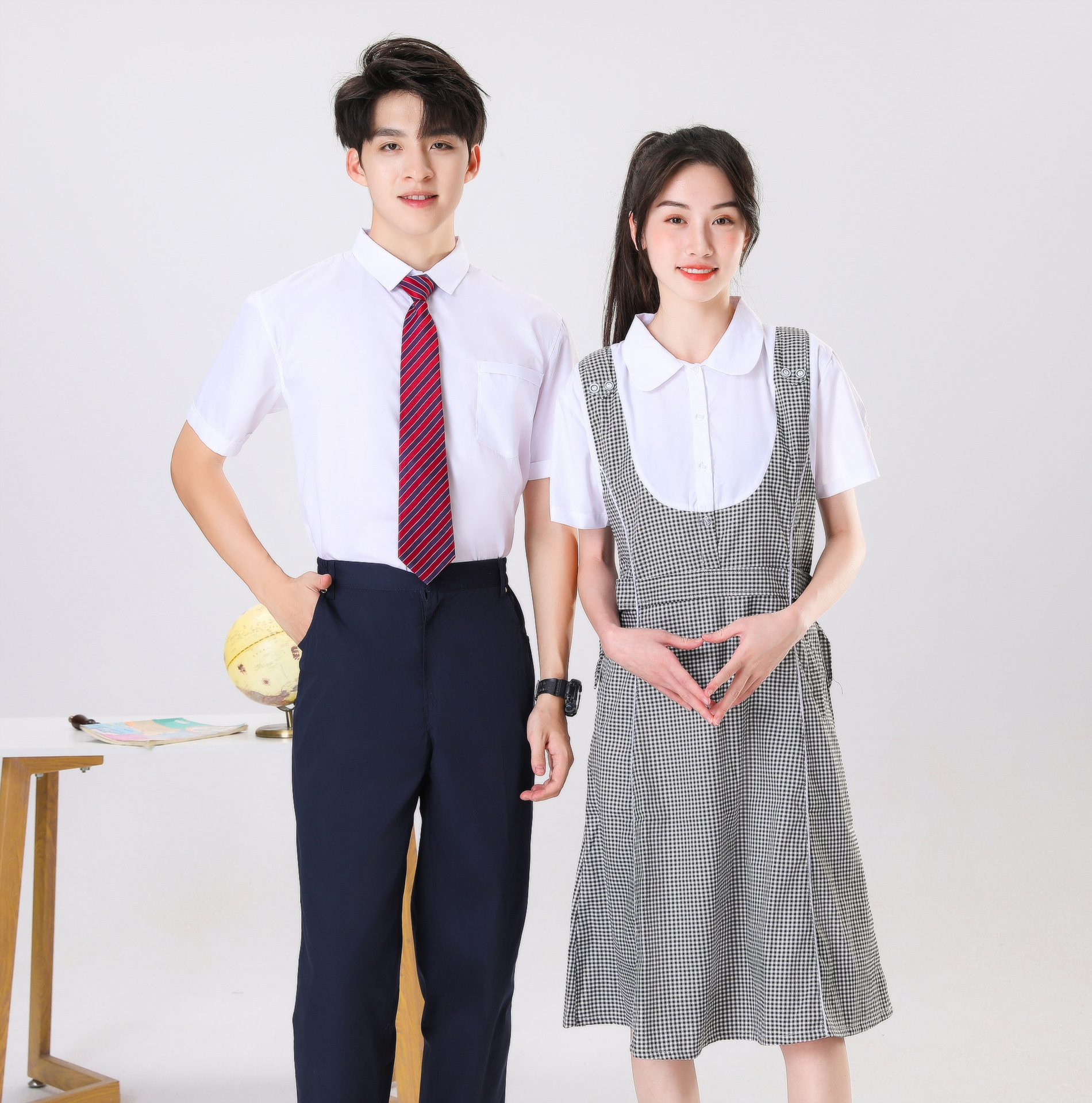 深圳校服中学夏礼服冬礼服西装衬衫套装女礼服连衣裙一件代发