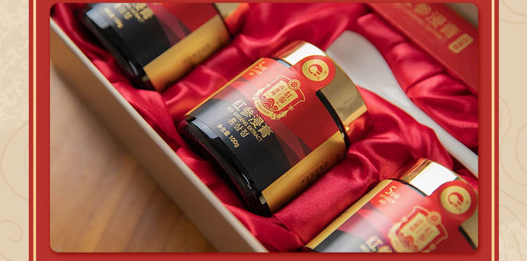 浸膏100g/×3瓶高丽参人参精提取五年生长白山红参膏精华液边