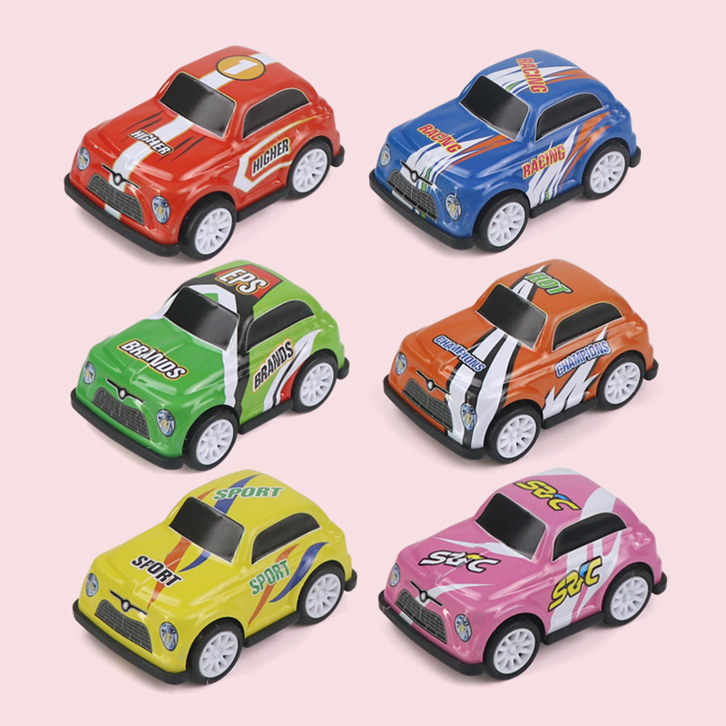 合金q版回力小汽车玩具宝宝迷你卡通跑车甲壳虫口袋模型礼品批发