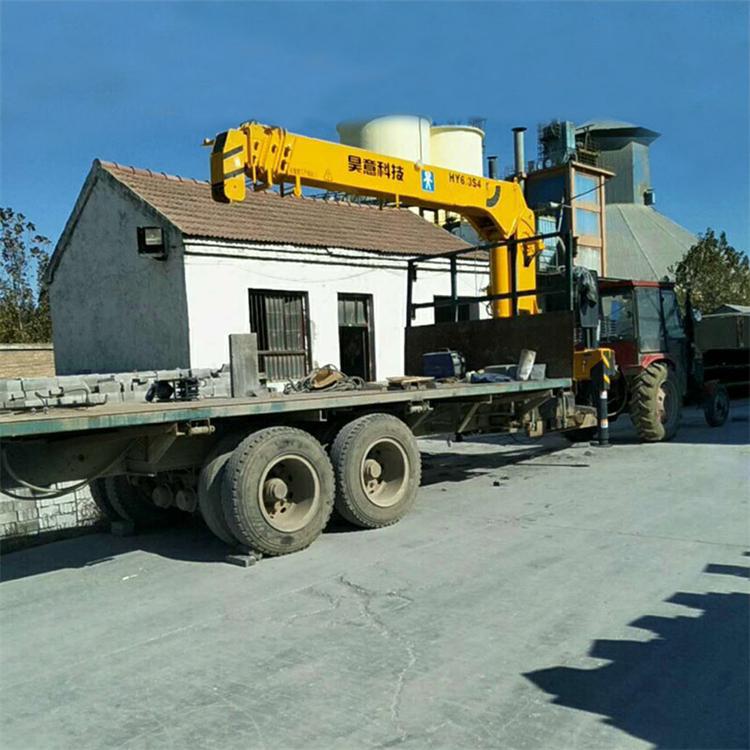 3吨改装四轮拖拉机吊机 小型拖拉机直臂随车吊