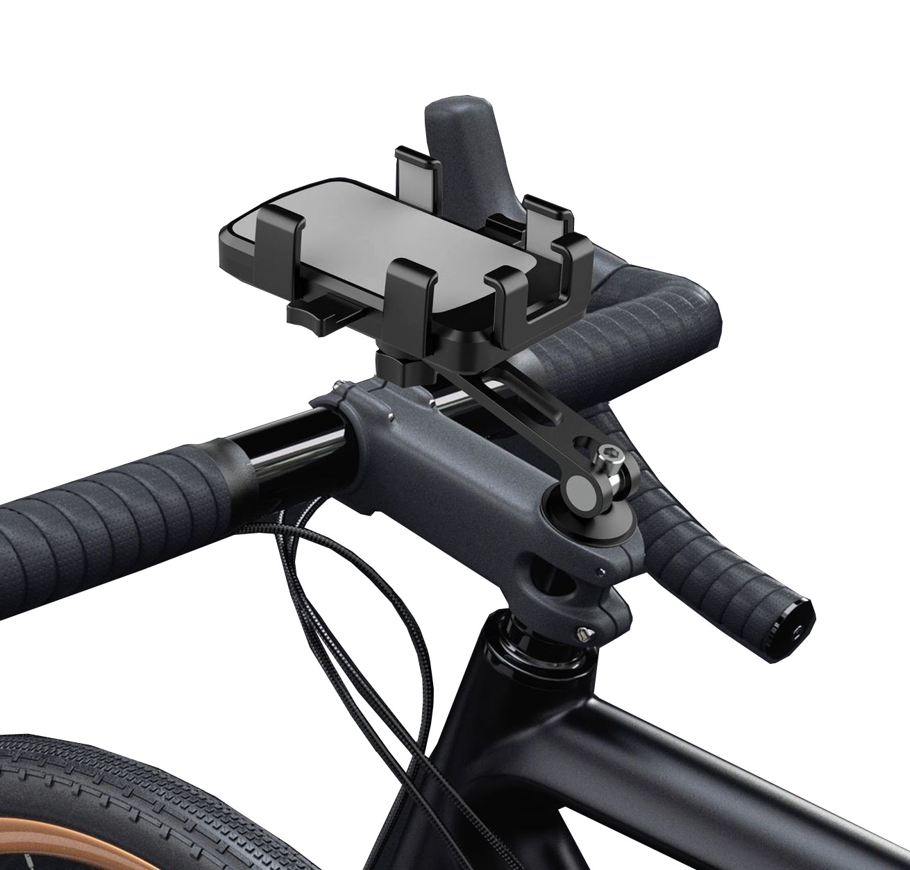 Motorcycle Rearview Mirror Mobile Phone Bracket Road Bike Electric Car Takeaway Navigation Bracket Riding Bracket Equipment