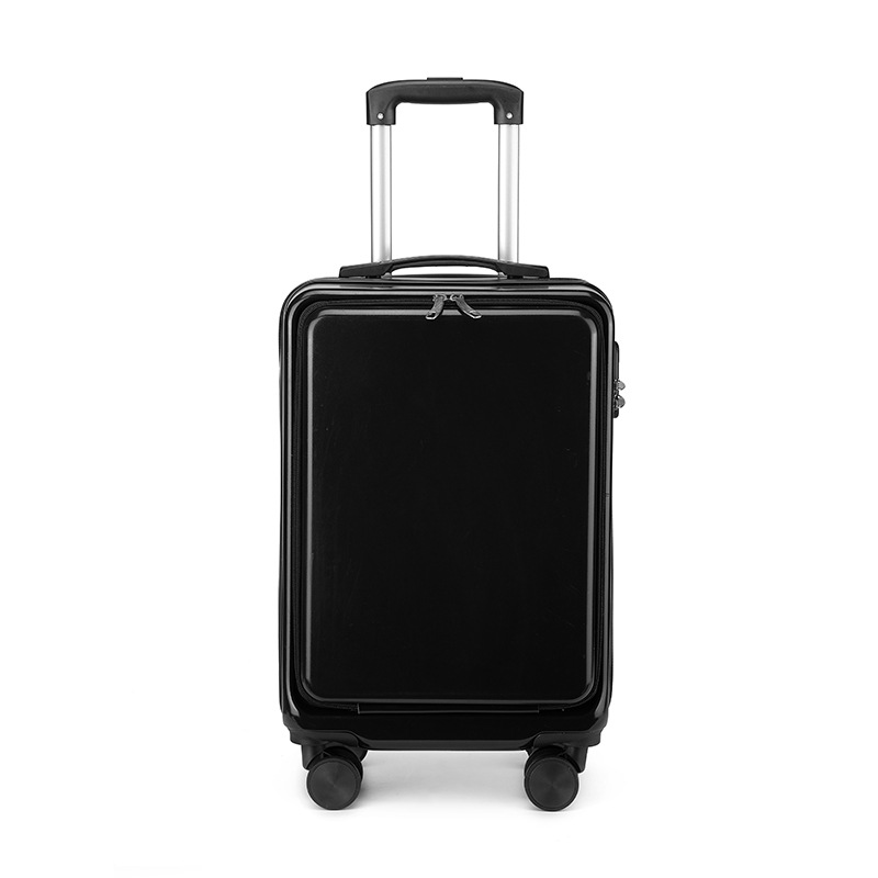 Large Capacity 24-Inch Front Open Aluminum Frame Luggage Women's Trolley Case 20-Inch Student Boarding Password Suitcase Wholesale Suitcase