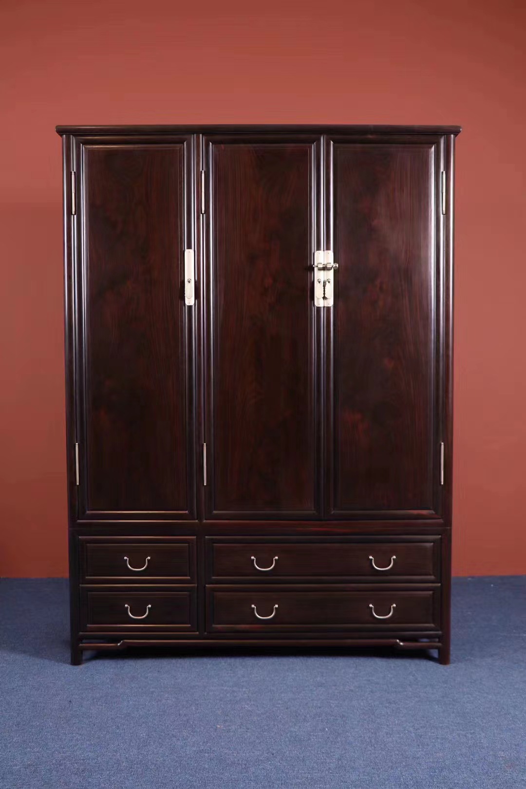 印尼黑酸枝阔叶黄檀卧室大衣柜储物柜仿古典新中式红木家具-阿里巴巴
