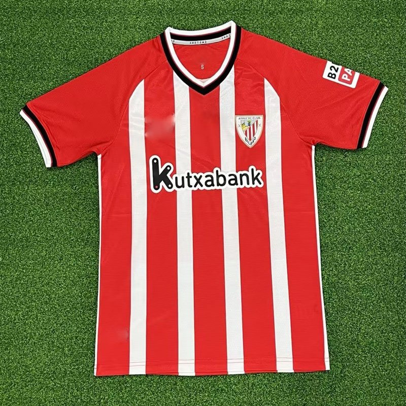 2324赛季毕尔巴鄂竞技球衣泰版球迷单上衣西甲足球服运动比赛队服