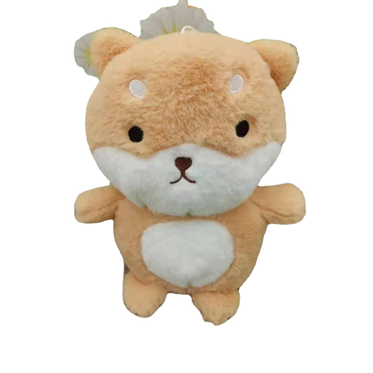 Eight-Inch Small Shiba Inu Plush School Bag Pendant Keychain Ins Doll Backpack Pendant Plush Toy Factory Wholesale