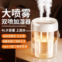 空气加湿器家用卧室静音孕妇婴儿空调房大雾量小型净化器香薰精油