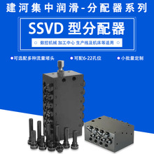 SSVD6 SSVD8 SSVD10递进式分配器整体模块可调节流量单线分配器