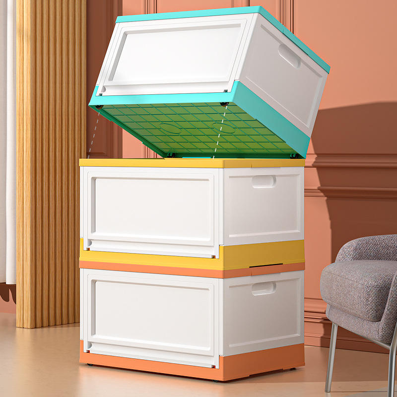 玩具收纳整理箱塑料学生装书箱学生宿舍卧室简易衣柜折叠收纳箱