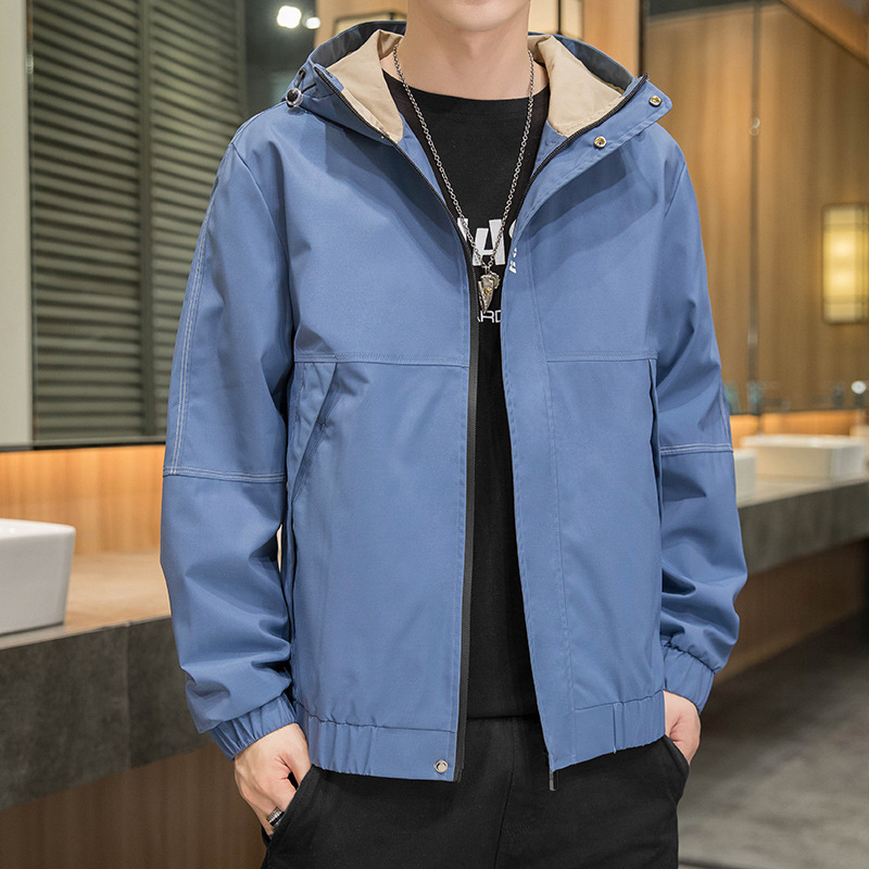 男士外套春秋2021年新款韩版潮流春装休闲宽松工装夹克棒球服男装
