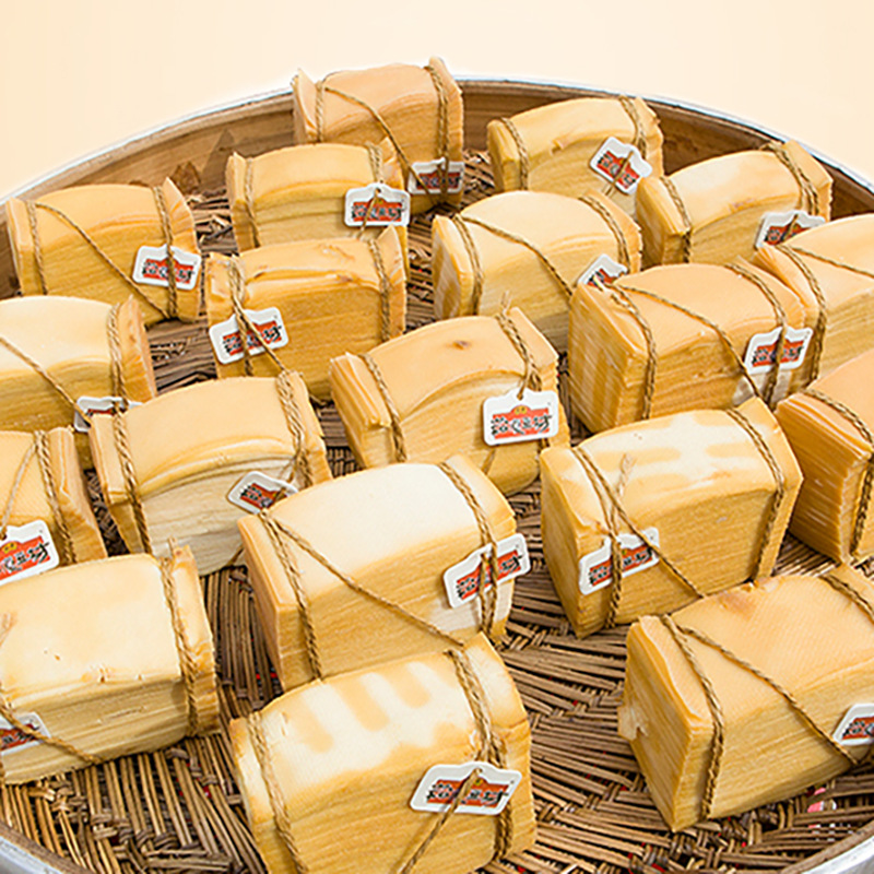 正宗绍兴崧厦豆坊纯手工霉千张子皮成品传统工艺美食特产