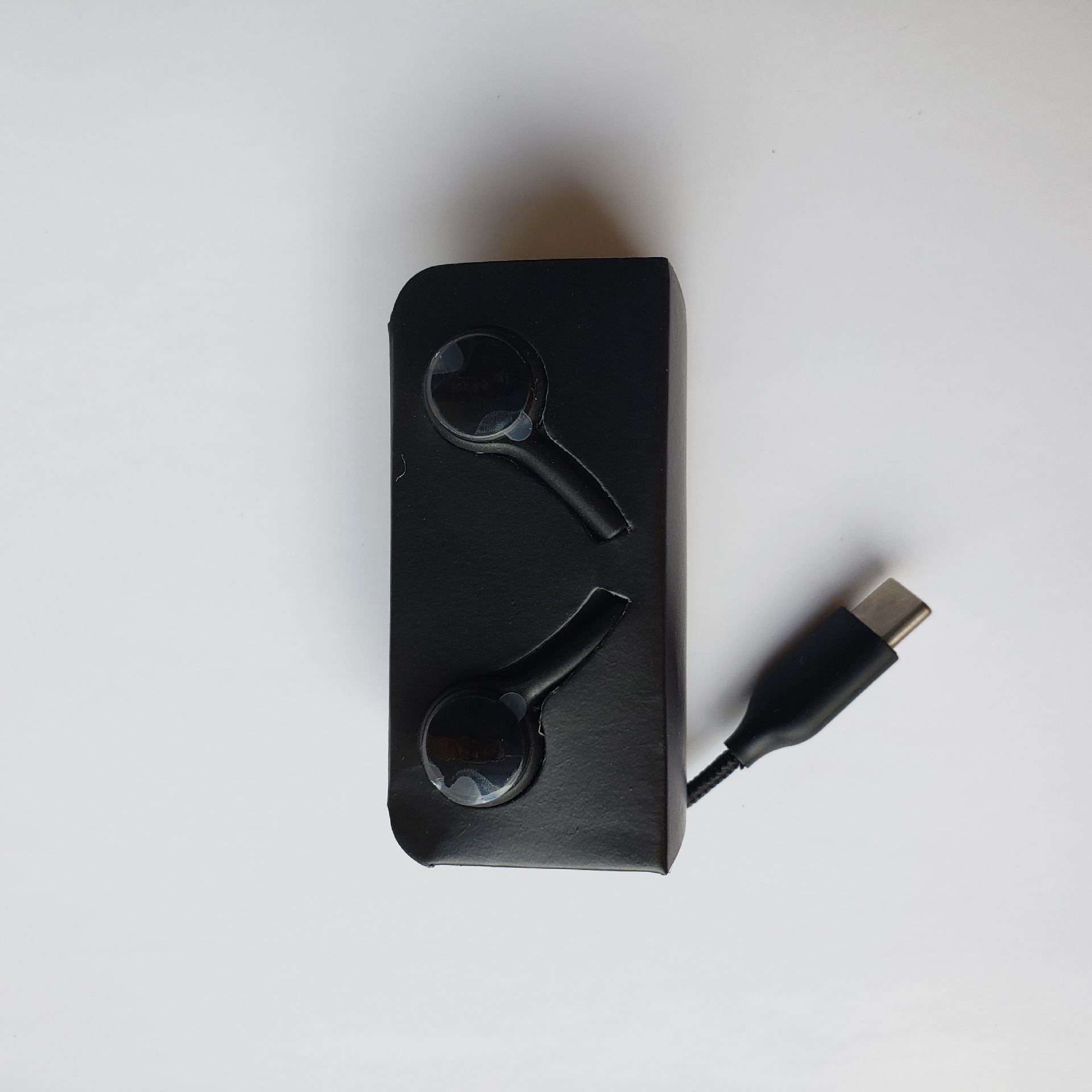 tpc口耳机适用三星note10/s20线控带麦通话akg安卓通用type c耳机