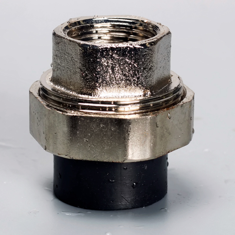 pe内外丝活接铜接头202532铁4分6分一寸丝扣双头活接自来水管配件