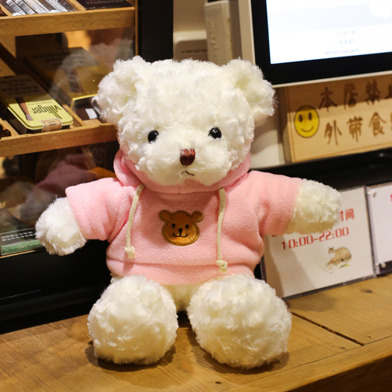 Factory Straight Sweater Little Bear Doll Teddy Bear Plush Toy Wholesale Baby Doll Birthday Gift One Piece Dropshipping